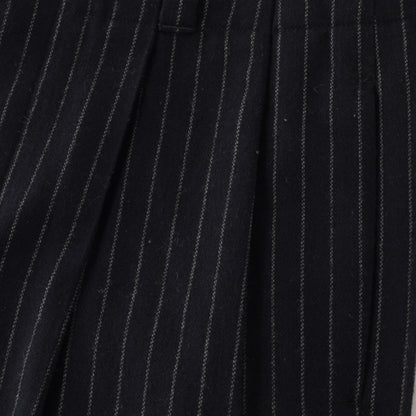 BROKEN STRIPE WOOL TROUSERS