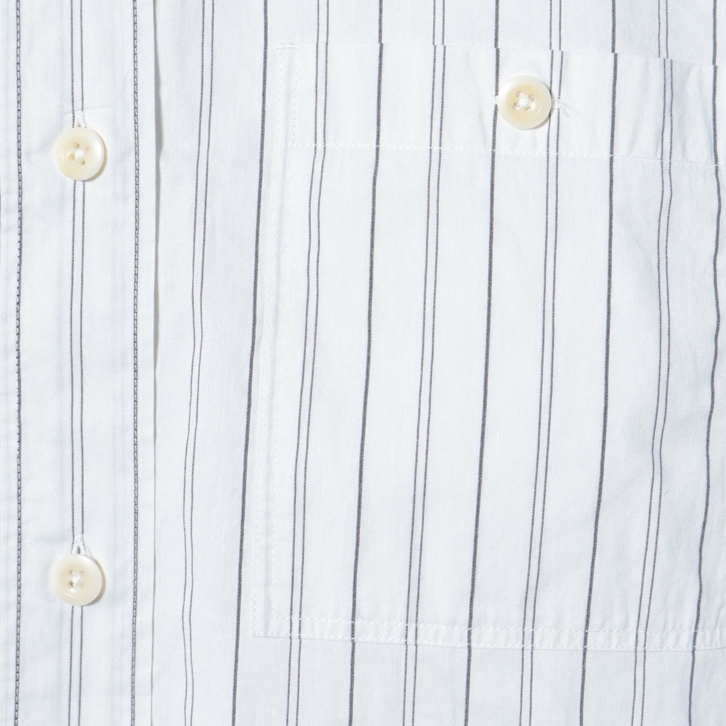 GRAPHIC STRIPE COTTON RAMIE SHIRT