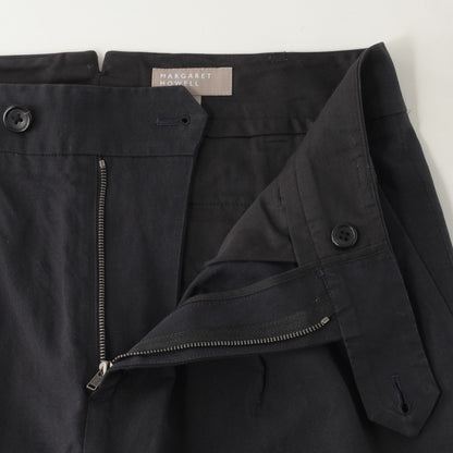 COTTON LINEN SILK TROUSERS