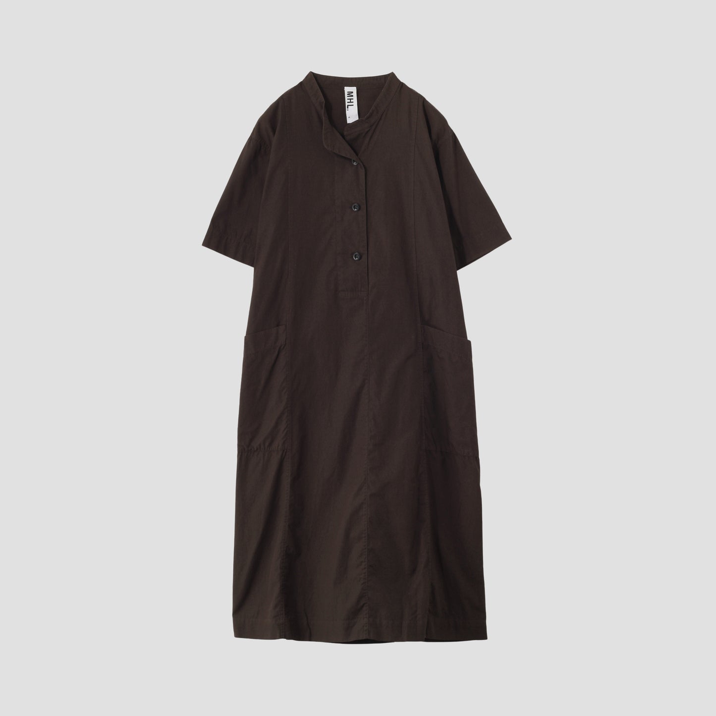 GARMENT DYE BASIC POPLIN DRESS