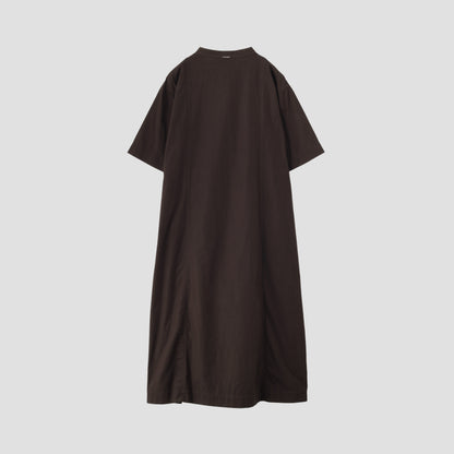 GARMENT DYE BASIC POPLIN DRESS