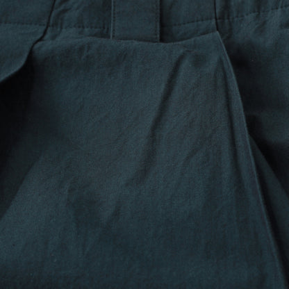 YARN DYED COTTON POPLIN SKIRT