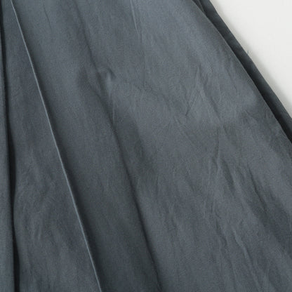 SILK COTTON POPLIN SKIRT