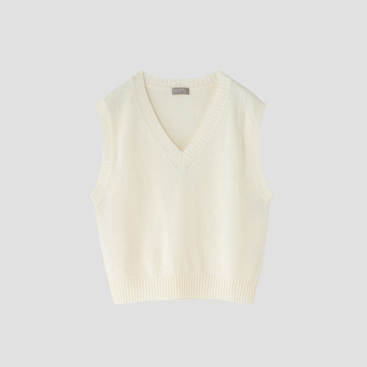 LINEN COTTON SILK SLIPOVER KNIT