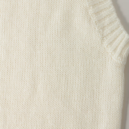LINEN COTTON SILK SLIPOVER KNIT