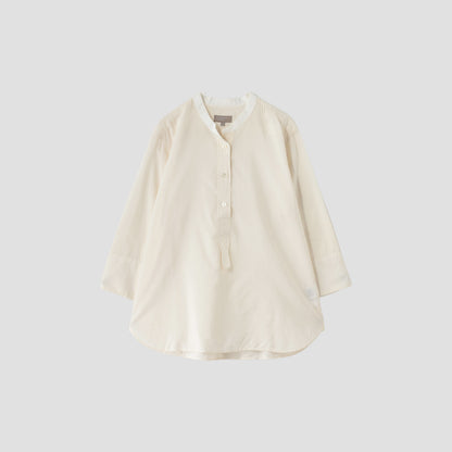 COTTON SILK CHAMBRAY SHIRT