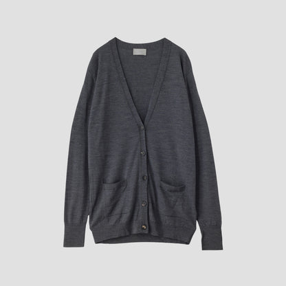 BASIC MERINO CARDIGAN KNIT