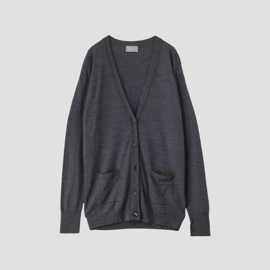 BASIC MERINO CARDIGAN KNIT