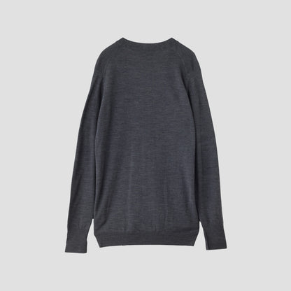 BASIC MERINO CARDIGAN KNIT
