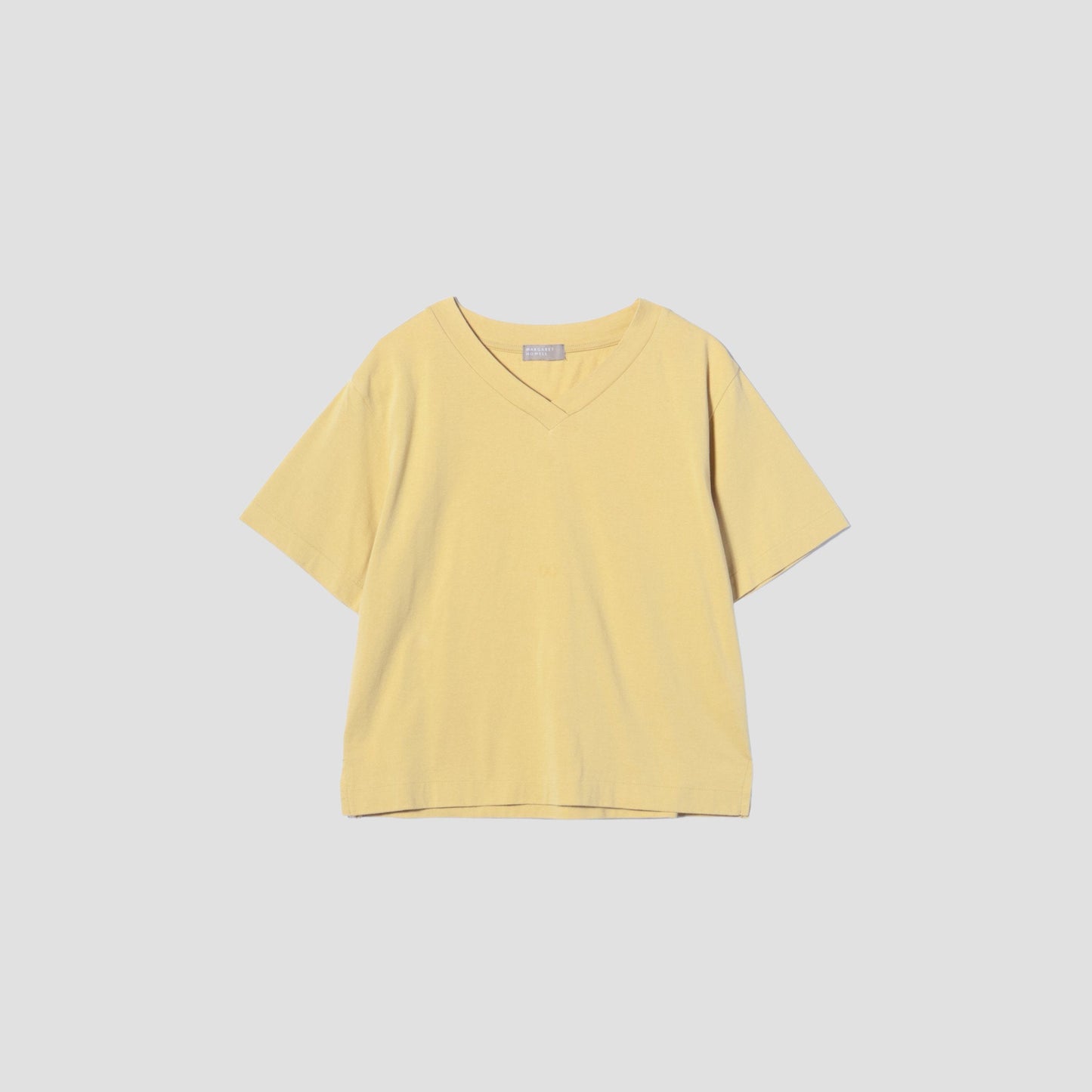 COTTON V NECK T SHIRT JERSEY