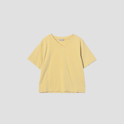 COTTON V NECK T SHIRT JERSEY