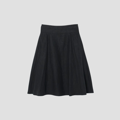 HIGH DENSE LINEN SKIRT