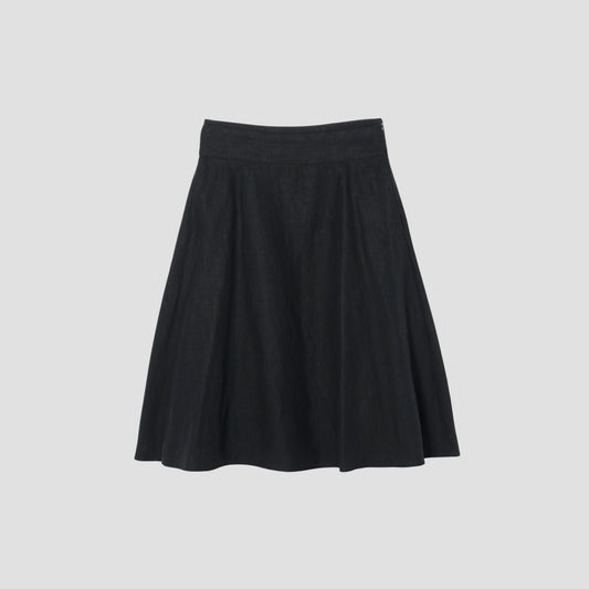 HIGH DENSE LINEN SKIRT