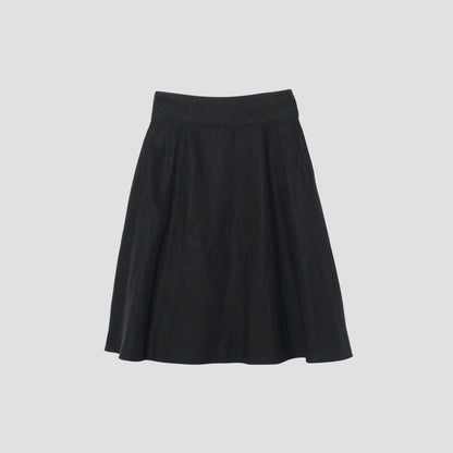 HIGH DENSE LINEN SKIRT