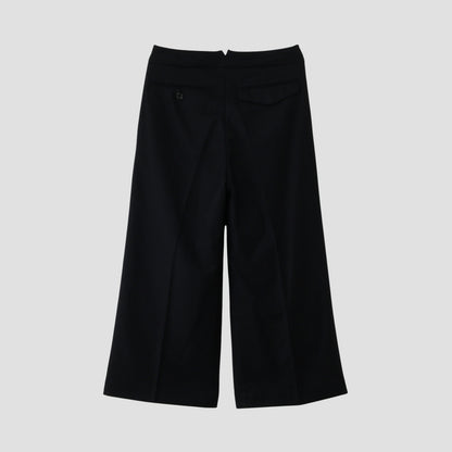 FINE WOOL FLANNEL TROUSERS