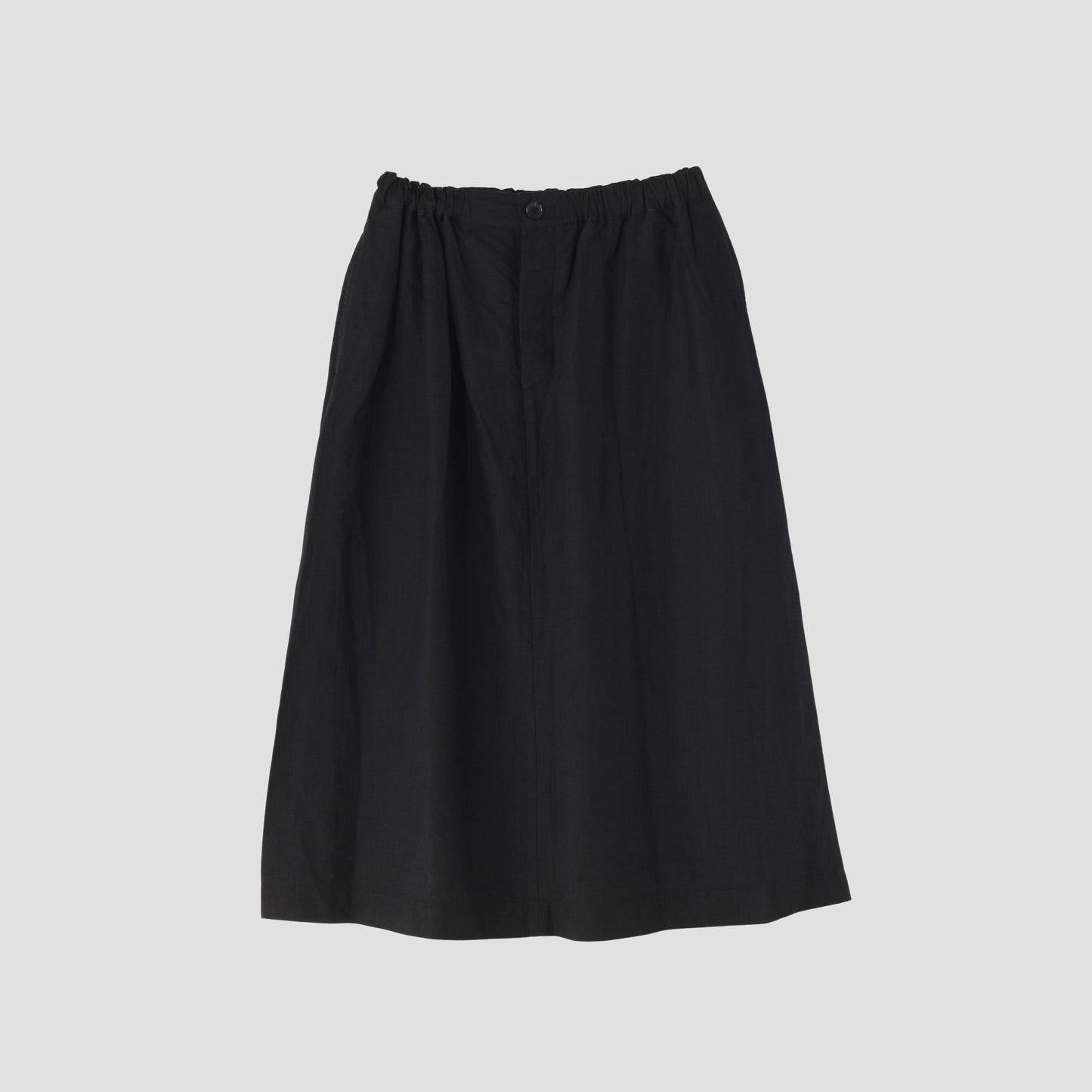 DENSE FINE LINEN POPLIN SKIRT
