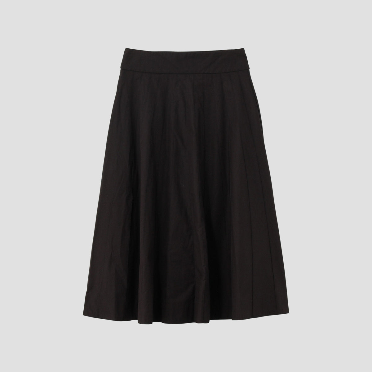 SUPERFINE POPLIN SKIRT