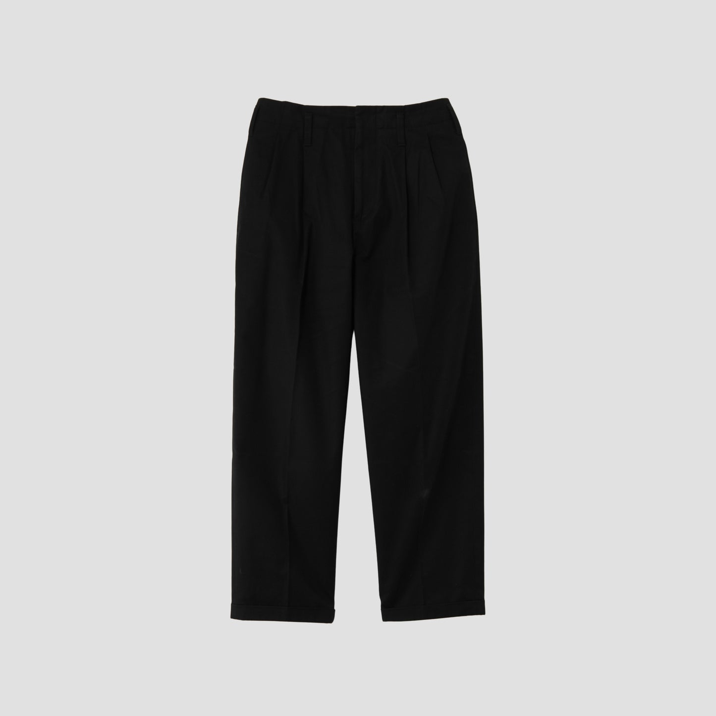 BRUSHED COTTON TWILL TROUSERS