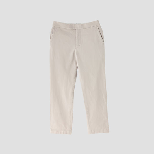 COTTON TWILL TROUSERS