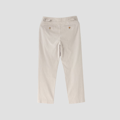COTTON TWILL TROUSERS