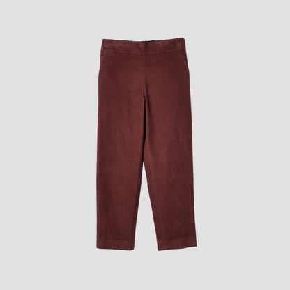 BRUSHED COTTON TWILL TROUSERS