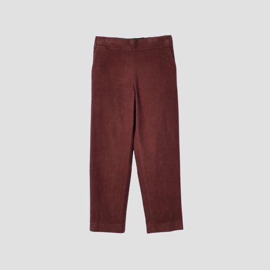 BRUSHED COTTON TWILL TROUSERS