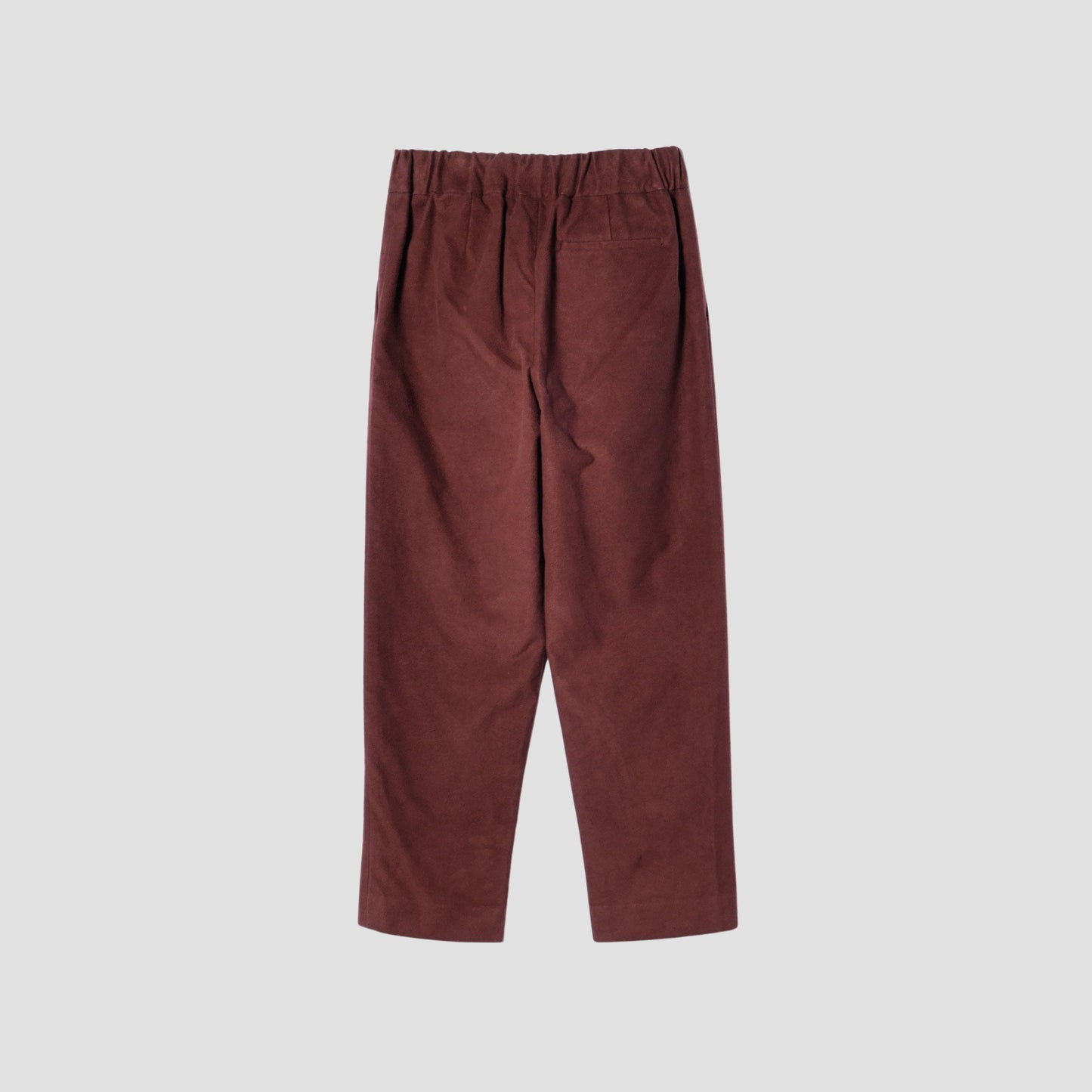 BRUSHED COTTON TWILL TROUSERS