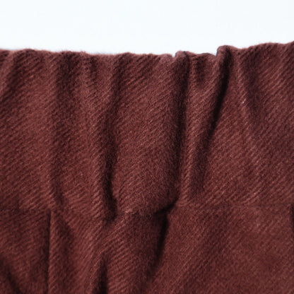 BRUSHED COTTON TWILL TROUSERS