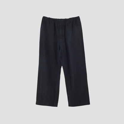 LINEN PLAIN WEAVE TROUSERS