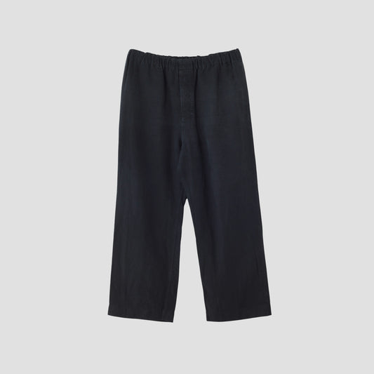LINEN PLAIN WEAVE TROUSERS