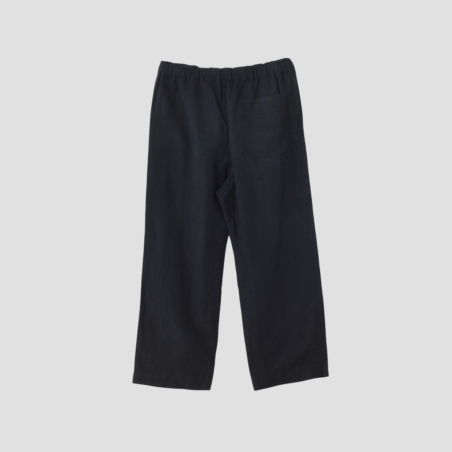 LINEN PLAIN WEAVE TROUSERS