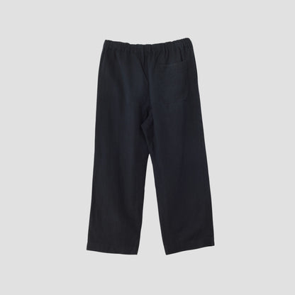 LINEN PLAIN WEAVE TROUSERS