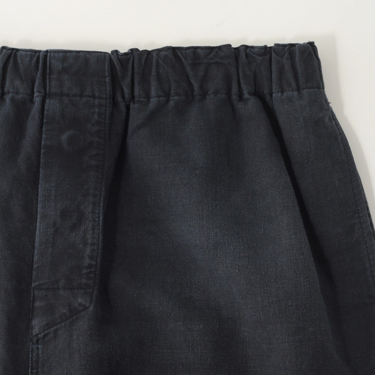 LINEN PLAIN WEAVE TROUSERS