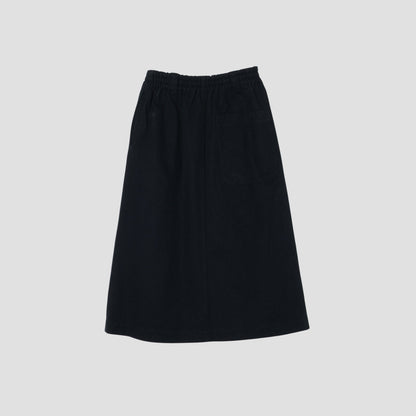 WORN LINEN COTTON DRILL SKIRT