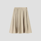 COTTON WOOL TWILL SKIRT