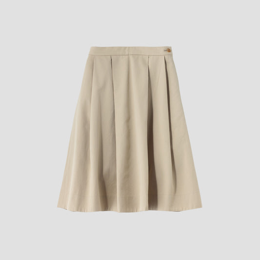 COTTON WOOL TWILL SKIRT