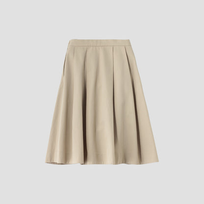 COTTON WOOL TWILL SKIRT