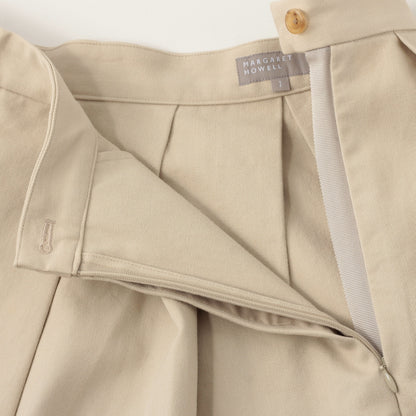 COTTON WOOL TWILL SKIRT