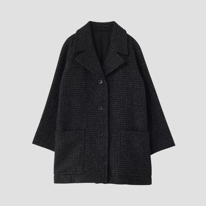 DOGTOOTH HARRIS TWEED COAT