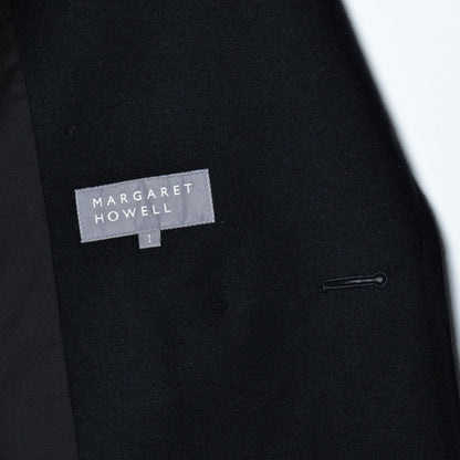 SHETLAND WOOL BLEND FLANNEL COAT
