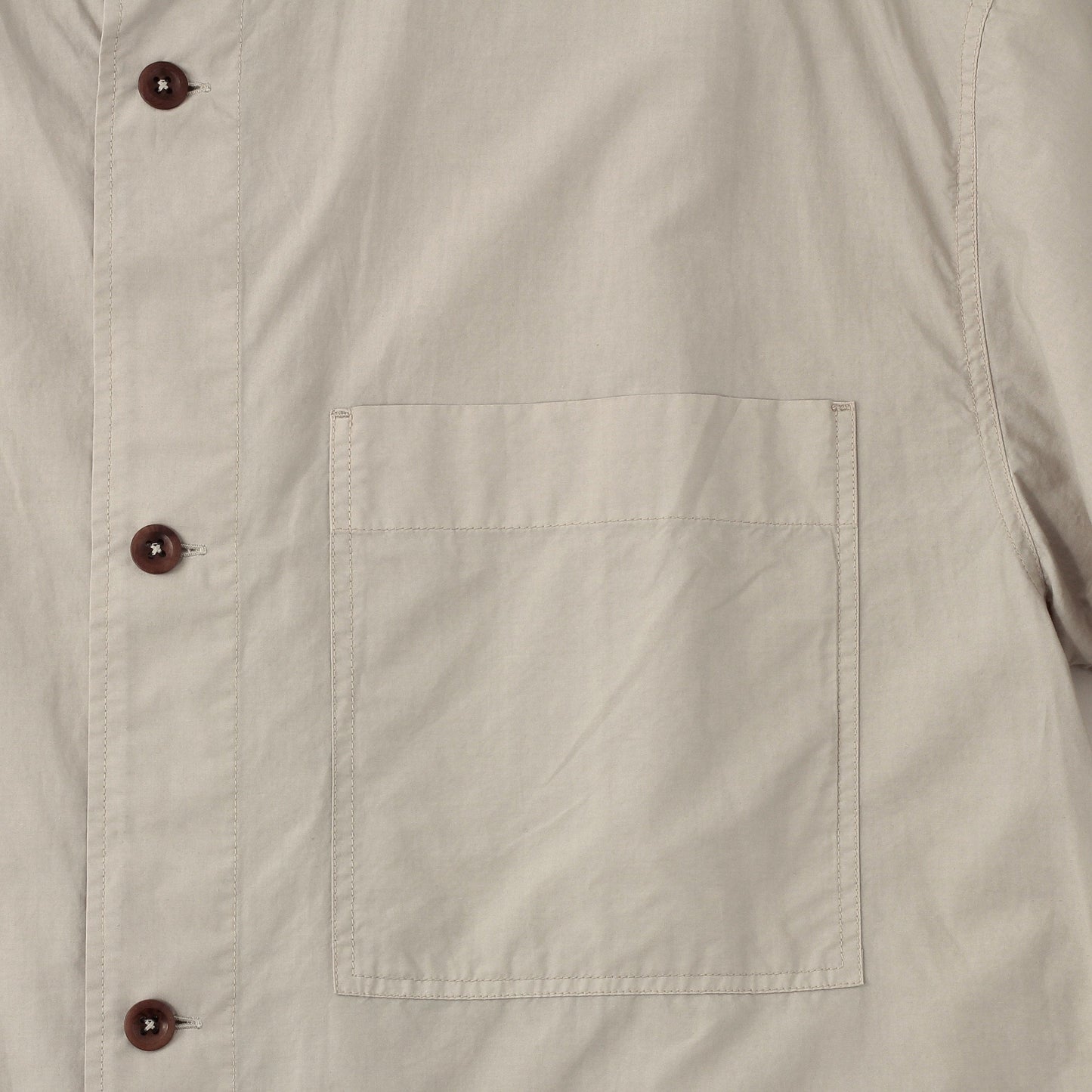 COTTON RAMIE POPLIN SHIRT