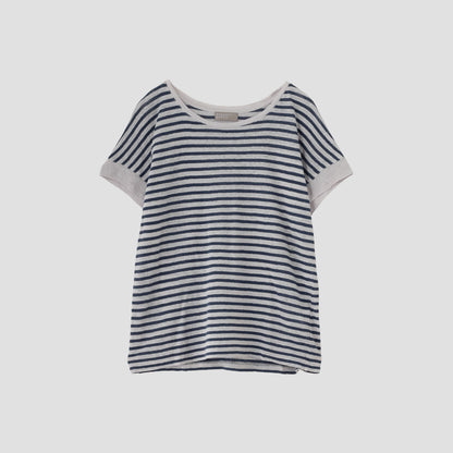 LINEN STRIPE JERSEY