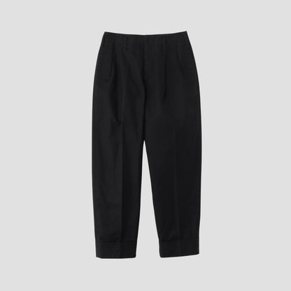 BRUSHED COTTON TWILL TROUSERS