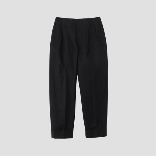 BRUSHED COTTON TWILL TROUSERS
