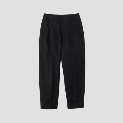 BRUSHED COTTON TWILL TROUSERS