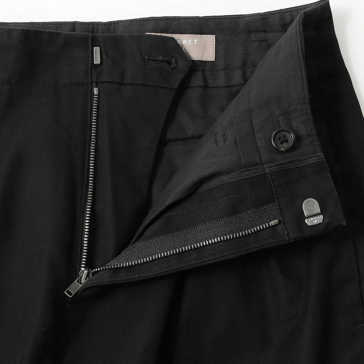BRUSHED COTTON TWILL TROUSERS
