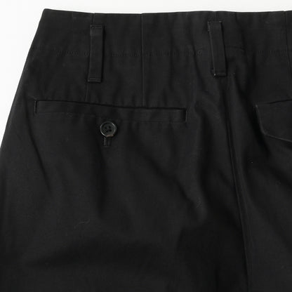 BRUSHED COTTON TWILL TROUSERS