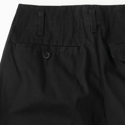 BRUSHED COTTON TWILL TROUSERS