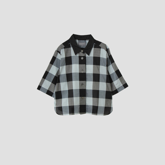 COTTON GINGHAM CHECK SHIRT