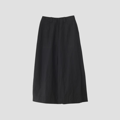 PLAIN WEAVE COTTON LINEN TROUSERS